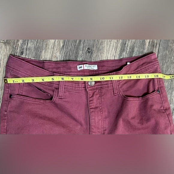 LEE Classic Fit at the Waist Pink/Red Women’s Jeans (Sz 14p) - Picture 6 of 9